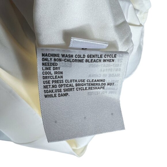 NWT Uniqlo Women's Drape Sleeveless V-Neck Mini Dress in Off White Size S - Picture 7 of 12